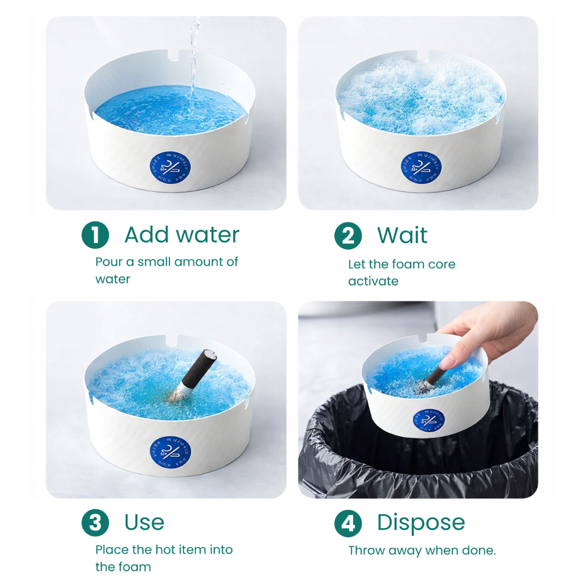 Eco Ash Disposable Ashtray