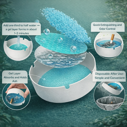 Eco Ash Disposable Ashtray