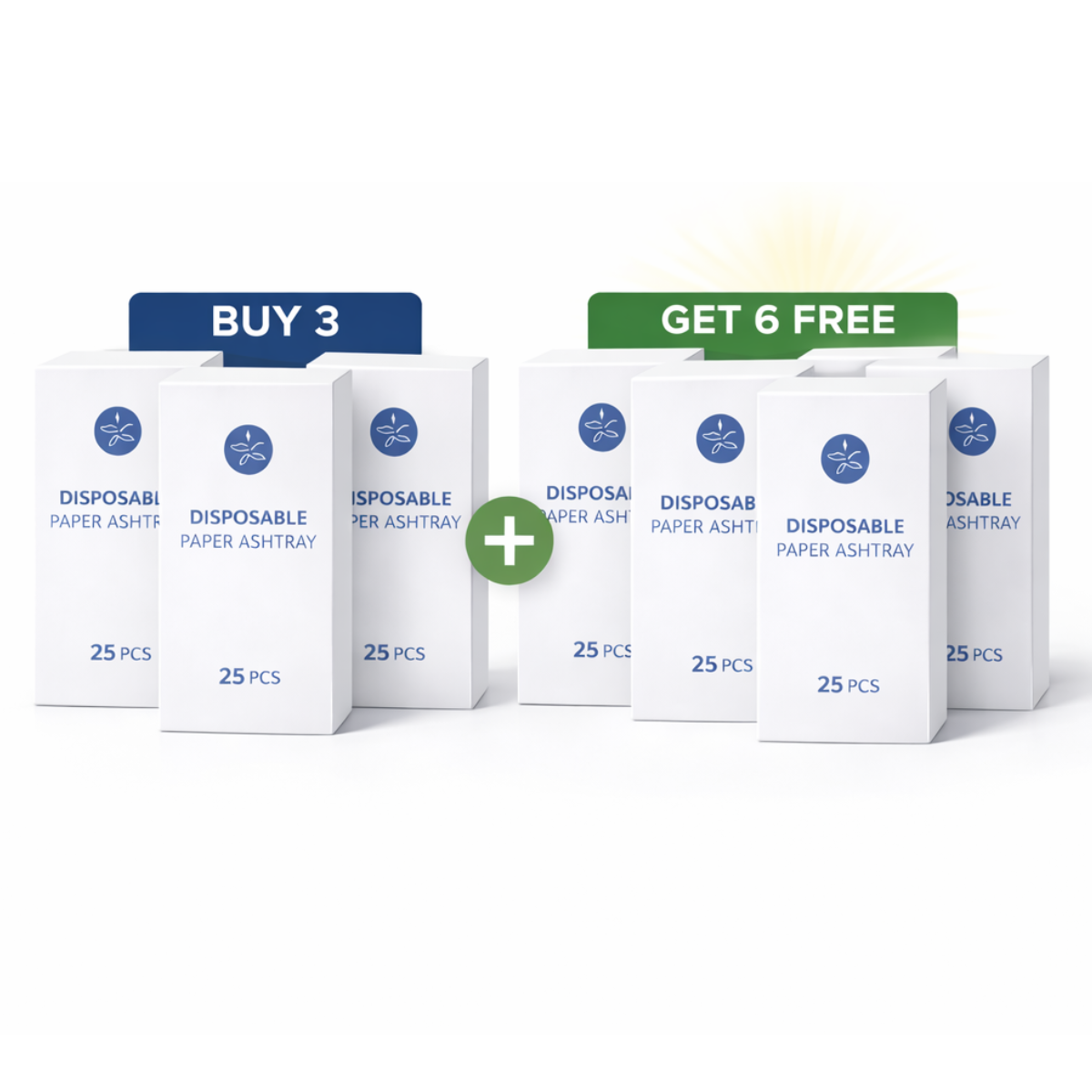 Eco Ash Disposable Ashtray